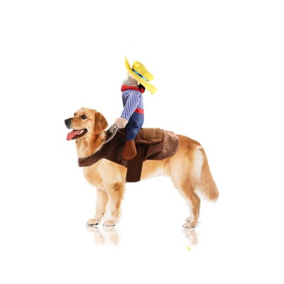 Pet clothes dog Christmas Halloween cosplay costumes cowboy cloths