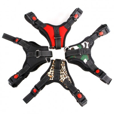 High Quality Outdoor Adventure Durable Adjustable No Pull Dog Harness