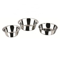 High Quality Stainless Steel Dog Pot Flat Pet Bowls