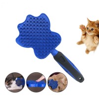 Dog Cat Bathing Magic Massage Double-Sided Pet Grooming Brush